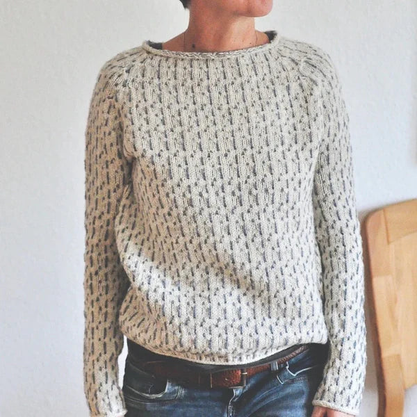 ANDREA - SMAL STRIKKET PULLOVER