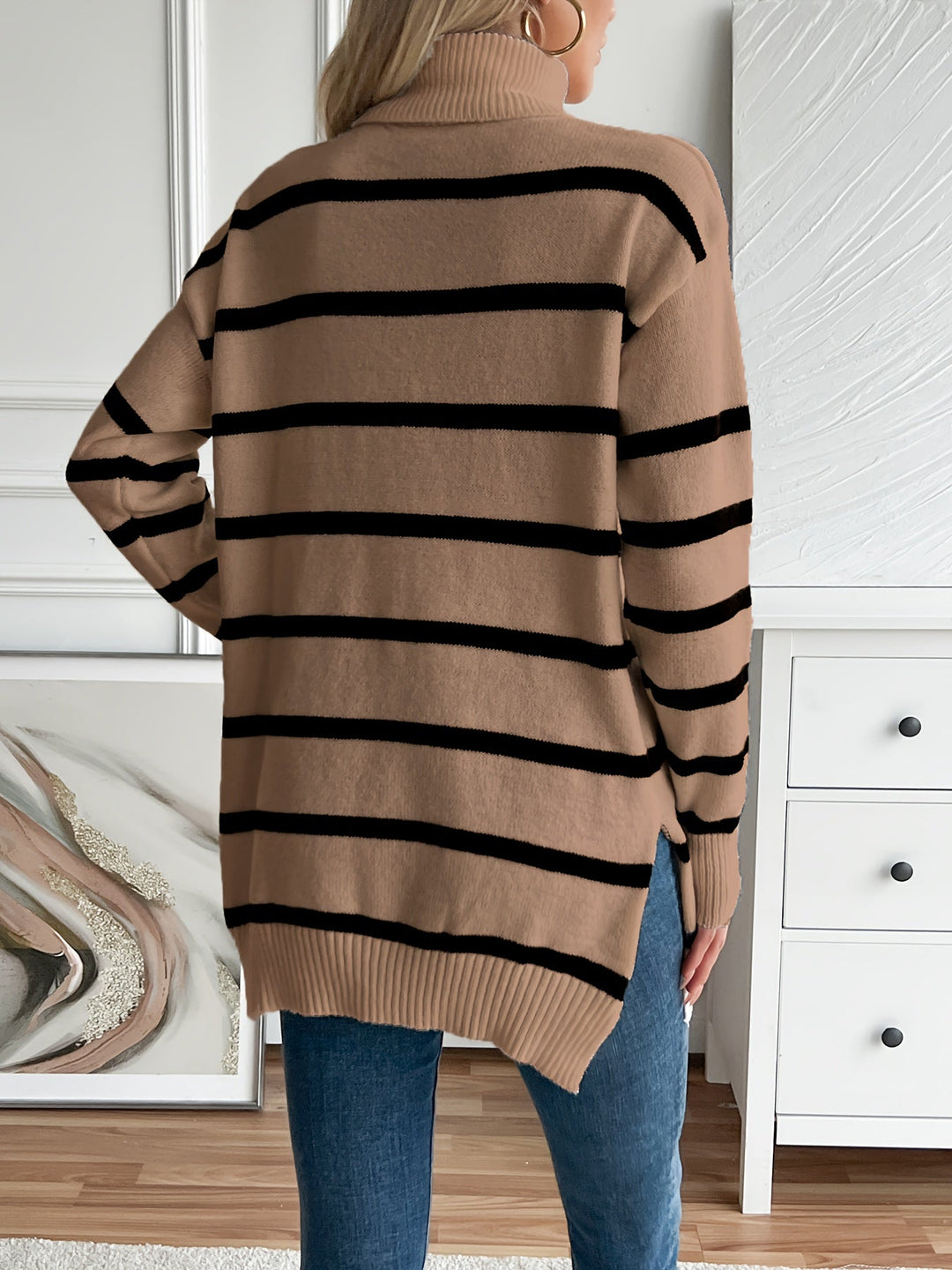 Maya™ stribet sweater