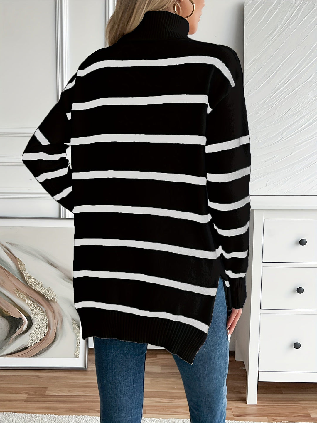 Maya™ stribet sweater