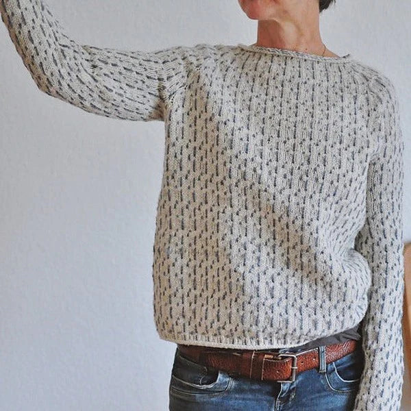 ANDREA - SMAL STRIKKET PULLOVER