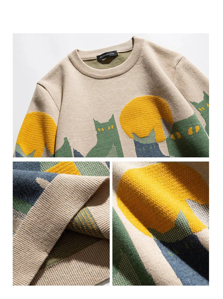 Månebelyst kat | Sweater