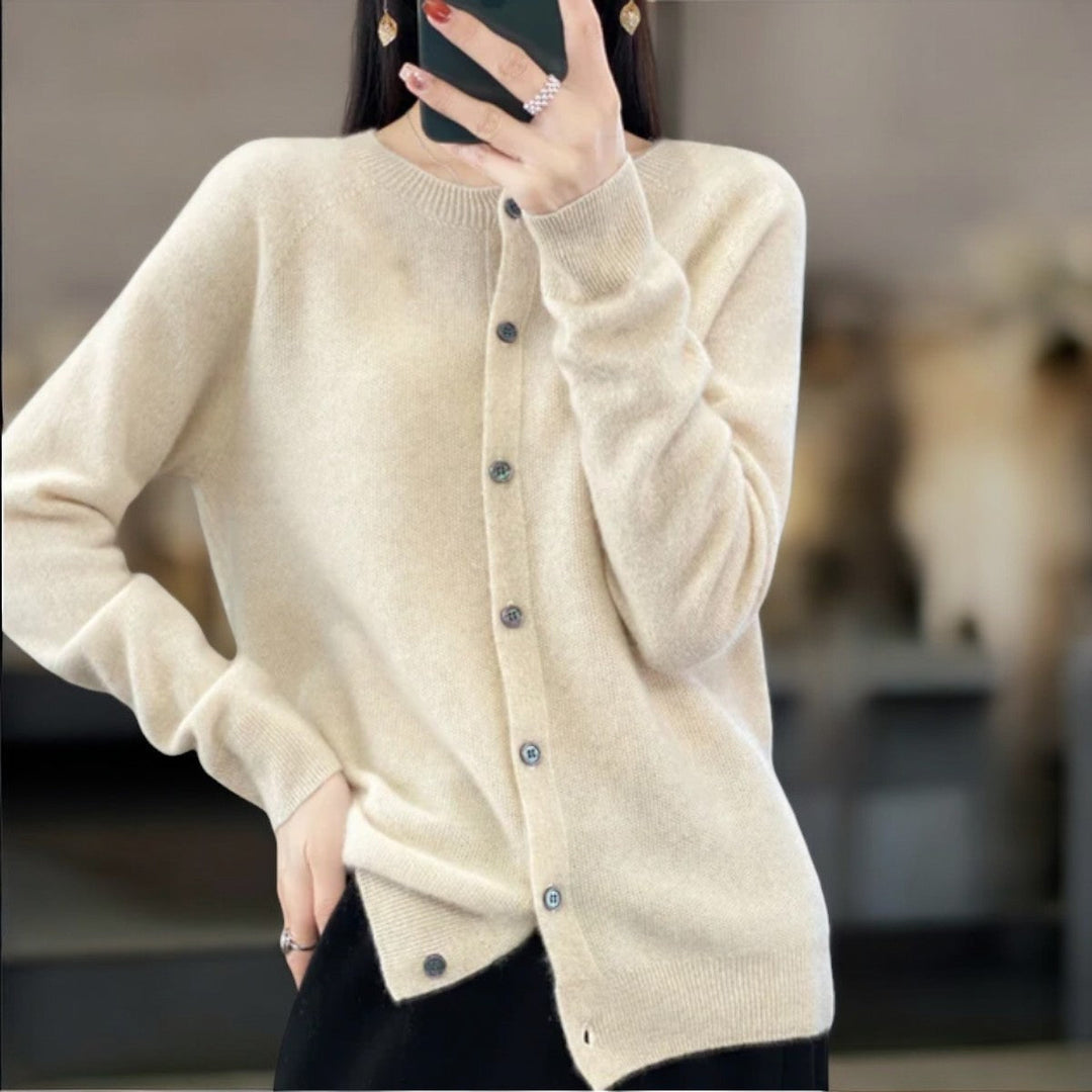 Annika™ | Hyggelig uld cardigan