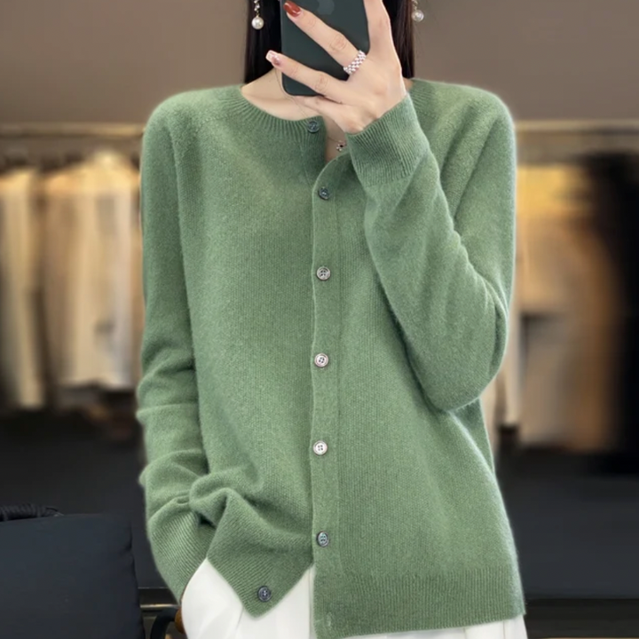 Annika™ | Hyggelig uld cardigan