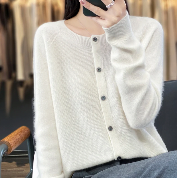 Annika™ | Hyggelig uld cardigan