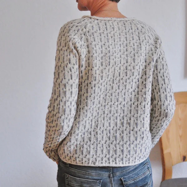 ANDREA - SMAL STRIKKET PULLOVER