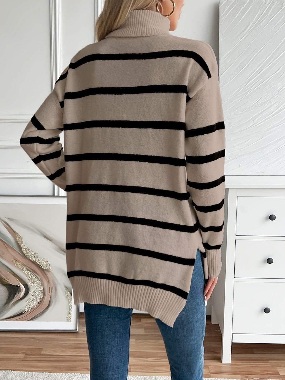 Maya™ stribet sweater