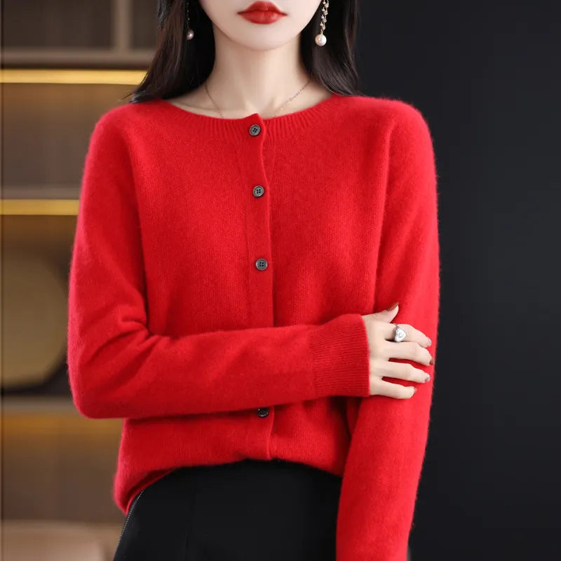 Annika™ | Hyggelig uld cardigan