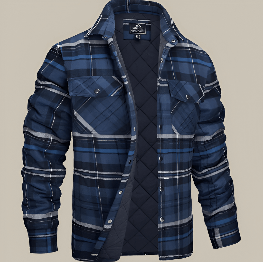 David™ | Stilfuld plaid herrejakke